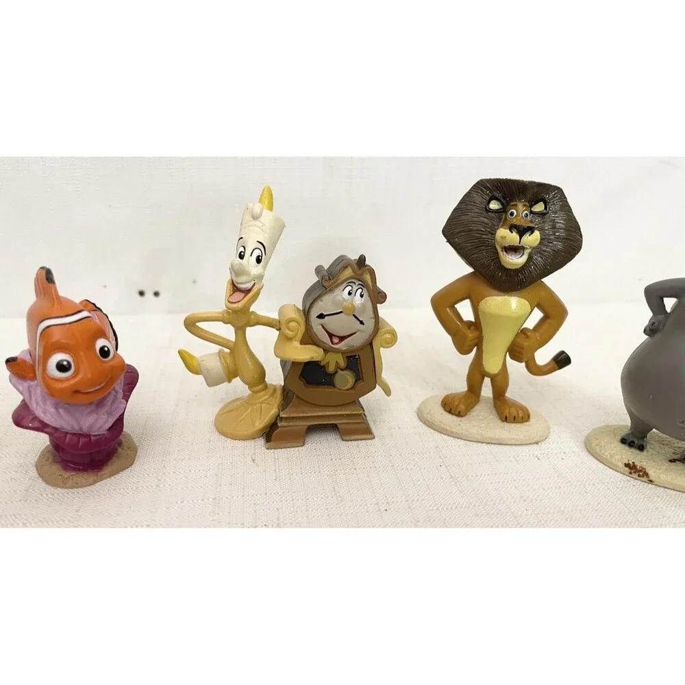 (7) Lot Disney Beauty and the Beast Thumper Toys Cake Topper Action Figures